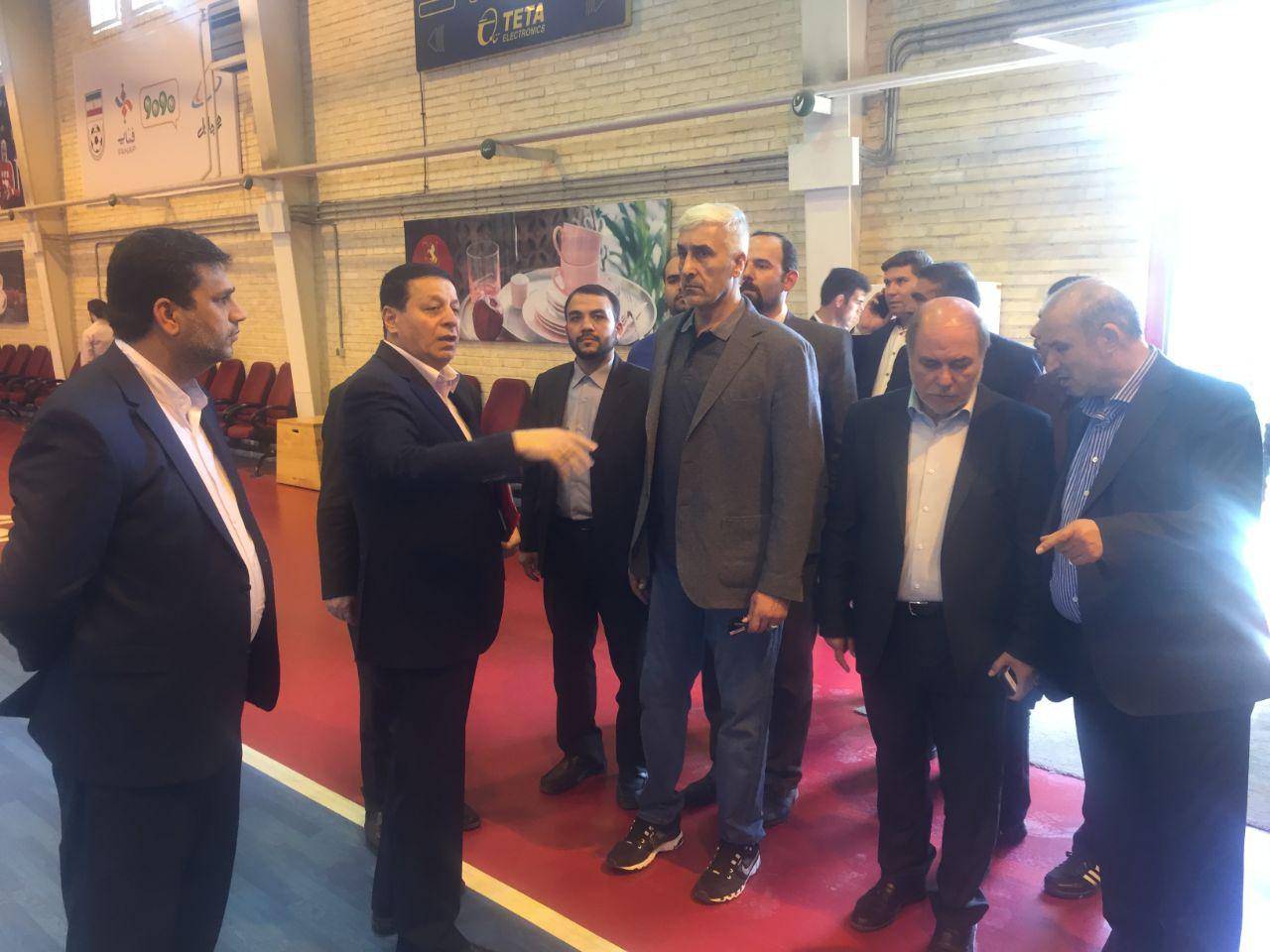 وزیر ورزش و جوانان عراق از مرکز ملی فوتبال ایران دیدار کرد
