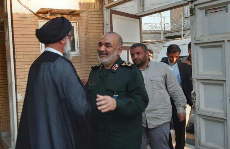دیدار صمیمی فرمانده کل سپاه با نماینده ولی فقیه در خوزستان + تصاویر