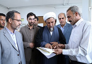 بازدید سرزده رییس کل دادگستری استان قزوین از دادسرای آبیک
