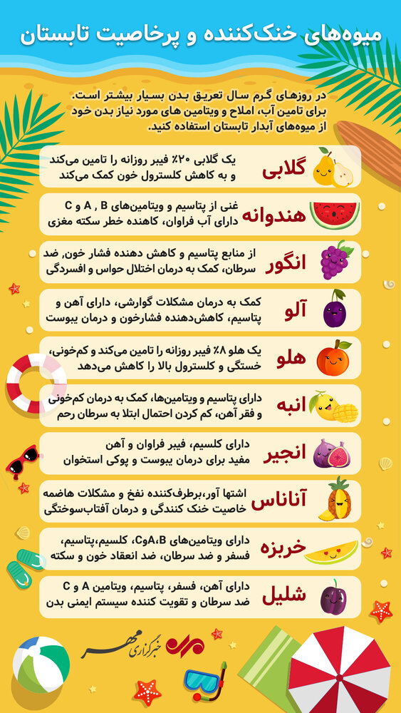 میوه&zwnj;های تابستانی چه خاصیتی دارند؟