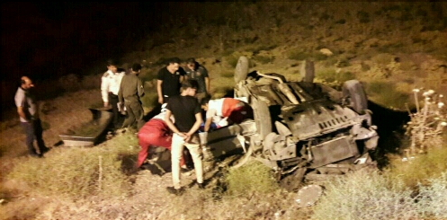 تصادف مرگبار در محور نیشابور _مشهد