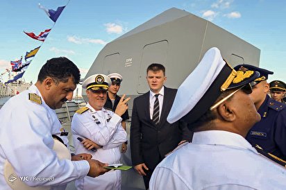 حضور امیر خانزادی در روز نیروی دریایی روسیه