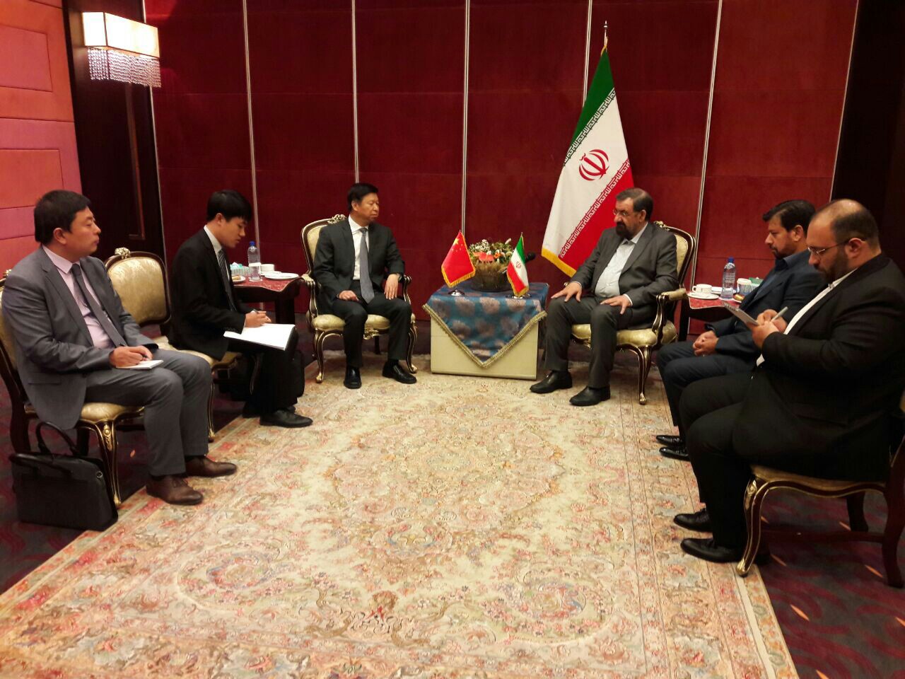دیدار مجدد رضایی با وزیر بین الملل حاکم چین