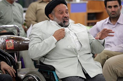 آغاز مراسم تشییع پیکر جانباز شهید انقلاب در مشهد آغاز مراسم تشییع پیکر جانباز شهید انقلاب در مشهد