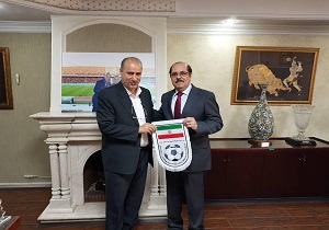 حضور سفیر نیکاراگوئه در فدراسیون فوتبال