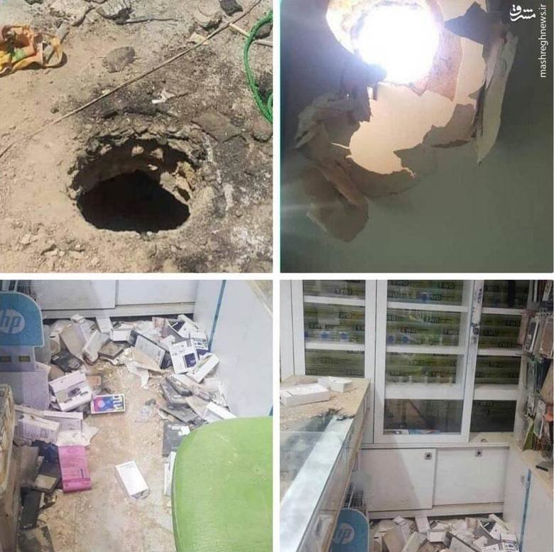 سرقت از یک موبایل&zwnj;فروشی به سبک فرار از زندان + عکس
