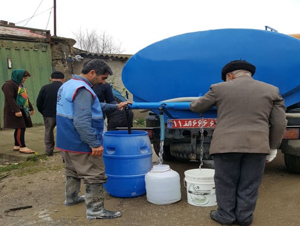 تامین آب آشامیدنی ۷۰ روستای گیلان با تانکر