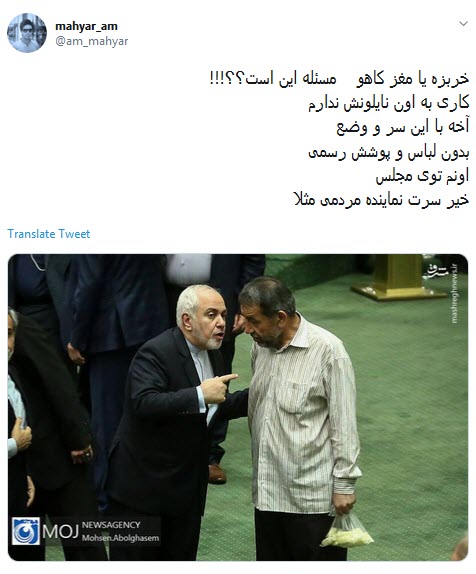 واکنش طنز کاربران به کیسه حاوی خربزه خرد شده در دست نماینده مجلس +تصاویر