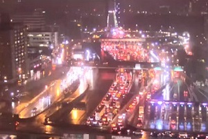 بسته شدن پل جرج واشنگتن در نیویورک به علت تهدید بمب&zwnj;گذاری