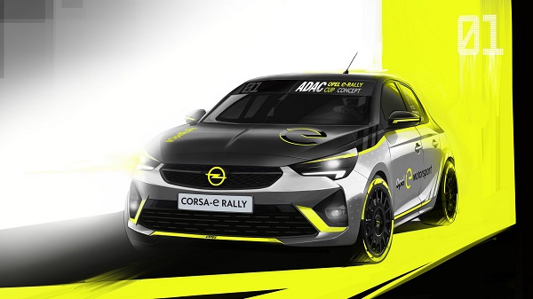 خودروی Opel Corsa-e، اولین اتومبیل برقی رالی