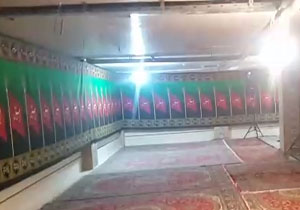 آماده سازی هیئت عزاداری در اصفهان + فیلم