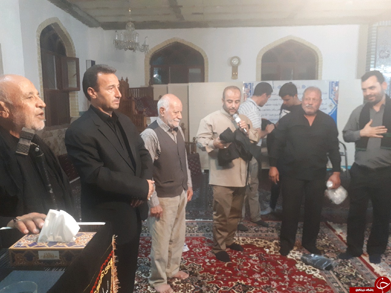مراسم مشکی پوشان در استان مرکزی