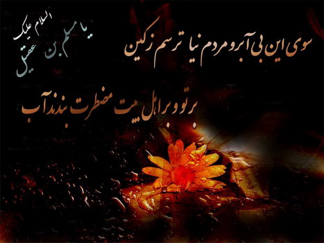 والپیپر و تصاویر پروفایل ویژه روز اول محرم/ &laquo;حضرت مسلم&raquo;