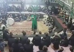 مراسم سینه&zwnj;زنی شب اول محرم در روستای طزره/ نمایی از طبیعت جذاب در &laquo;ولامده&raquo; + فیلم و تصاویر