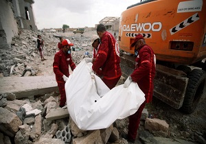 کمیته بین&zwnj;المللی صلیب سرخ آمار قربانیان حملات سعودی&zwnj;ها به ذمار یمن را ۱۰۰ نفر اعلام کرد