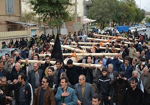 آیین عزاداری «قارقارا» در خلخال برگزار شد
