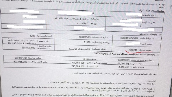 ایران خودرو، قطعهای دیگر از پازل بدعهدی در تحویل خودرو ایران خودرو، قطعهای دیگر از پازل بدعهدی در تحویل خودرو