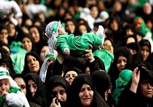 همایش شیرخوارگان حسینی در حرم بانوی کرامت(س)