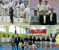 درخشش کاراته کاران تربت جام در مسابقات کشوری