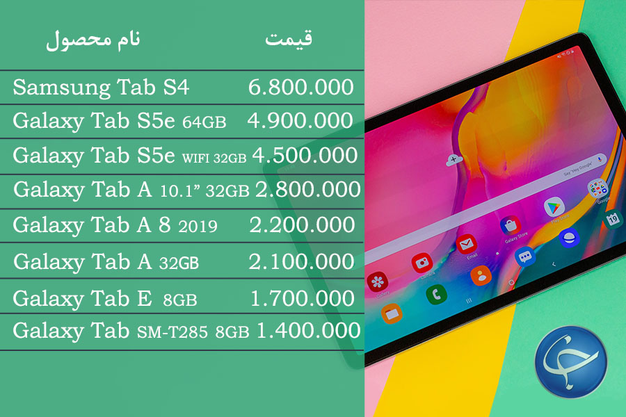 آخرین قیمت انواع تبلت در بازار (تاریخ ۱۳ شهریور) +جدول