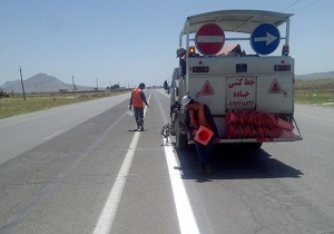 خط کشی ۴۰۰ کیلومتر از محور‌های مواصلاتی شهرستان مشگین شهر