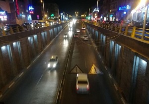 باز طراحی نورپردازی زیرگذر تقاطع غیر همسطح مهدیه