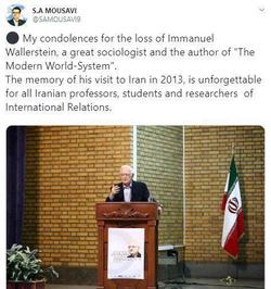 موسوی درگذشت استاد بزرگ جامعه شناسی و روابط بین الملل تسلیت گفت
