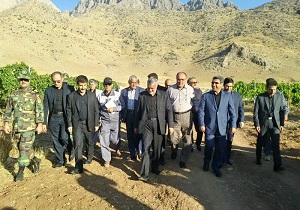 تلاش ارتش در ایجاد یک باغ مدرن در نزدیکی شهر کرمانشاه