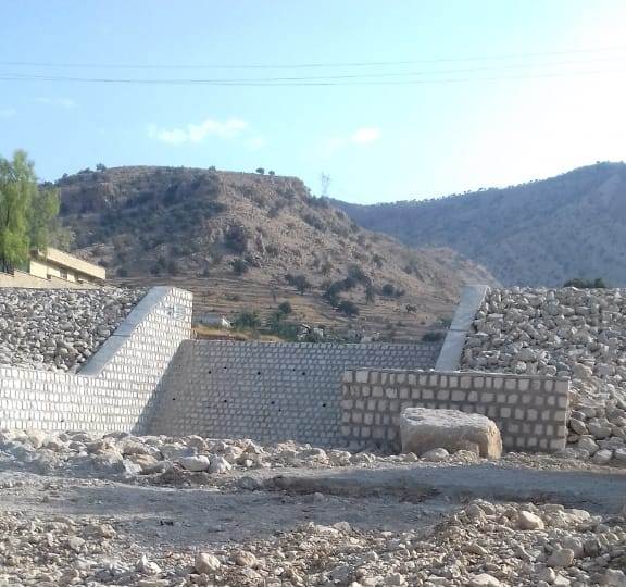 افتتاح طرح آبخیزداری روستای موردک کازرون