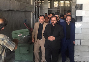 بازدید معاون امور مجلس رئیس جمهور از بیمارستان شهدای رستم