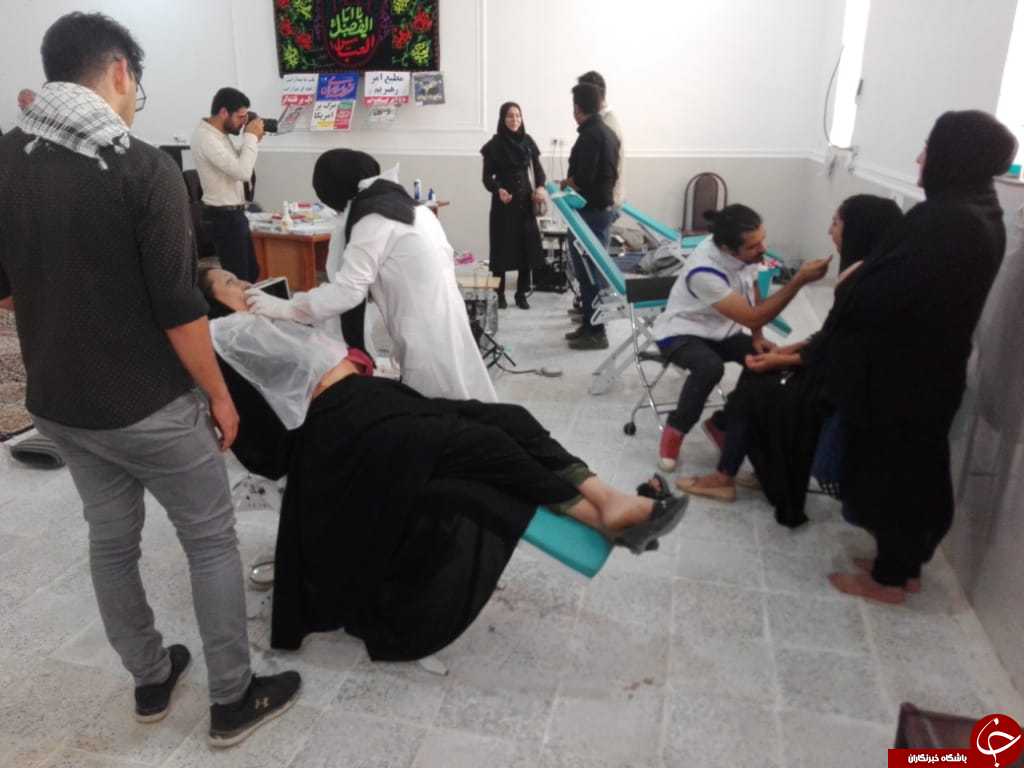 درمانگاه صحرایی در روستای گلدشت شهرستان دشتستان برپا شد+عکس