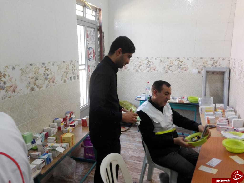 درمانگاه صحرایی در روستای گلدشت شهرستان دشتستان برپا شد+عکس