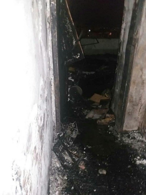 آتش سوزی ساختمان ۱۴ طبقه در شهرک امید بر اثر نشت گاز/ مصدومیت زن ۶۰ ساله در حادثه + عکس