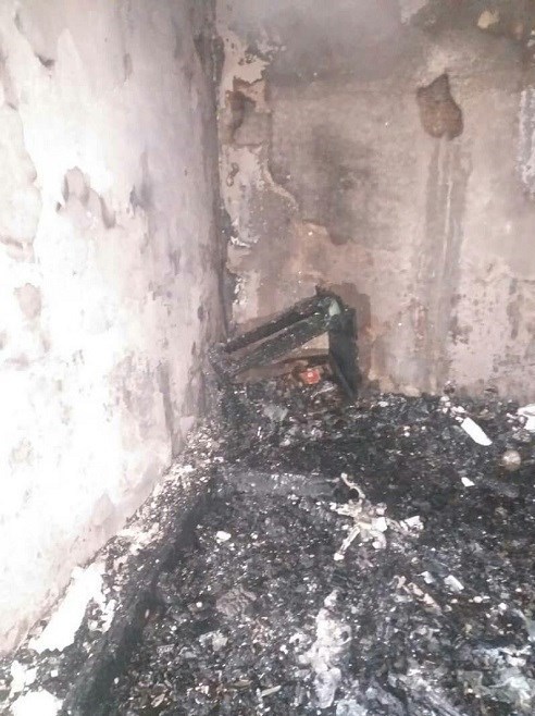 آتش سوزی ساختمان ۱۴ طبقه در شهرک امید بر اثر نشت گاز/ مصدومیت زن ۶۰ ساله در حادثه + عکس