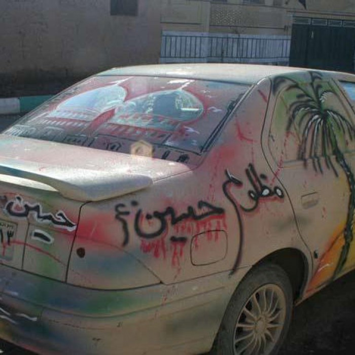 نصب هرگونه علائم نوشتاری بر بدنه خودرو&zwnj;ها وگل مالی کردن ممنوع است