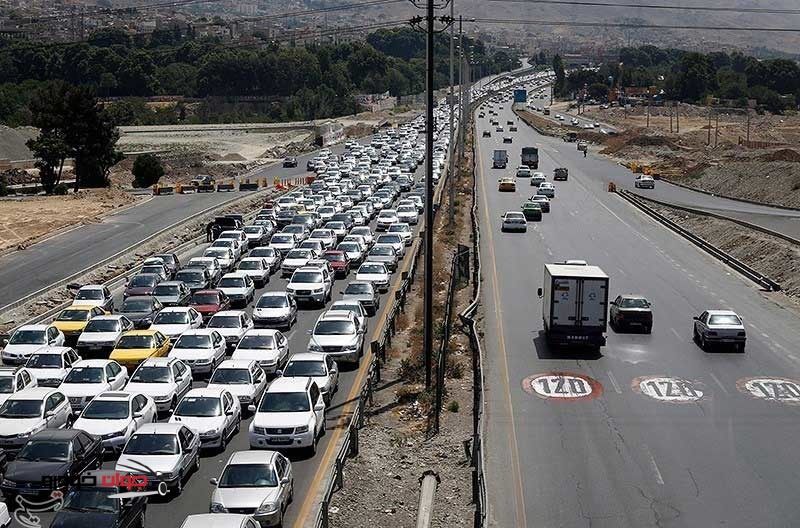 افزایش بار ترافیکی در روزهای پایانی تابستان