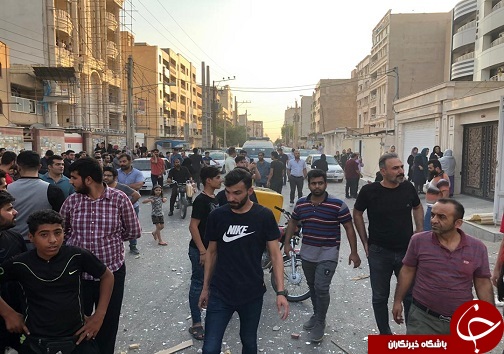 انفجار گاز یک مجتمع مسکونی در اهواز را ویران کرد+تصاویر