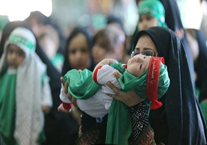 لالایی مادران فارسی به یاد ناله‌های رباب در کربلا + تصاویر