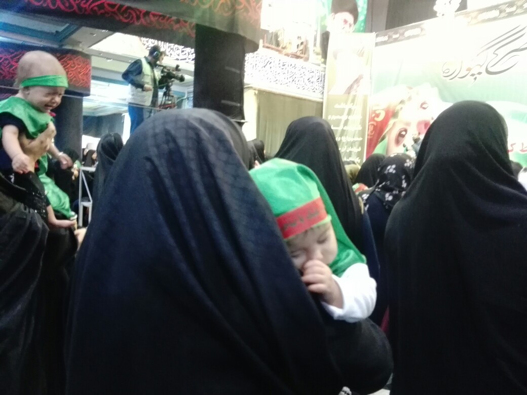 اشک و آه مادران کرمانی به یاد شیرخواره دشت کربلا