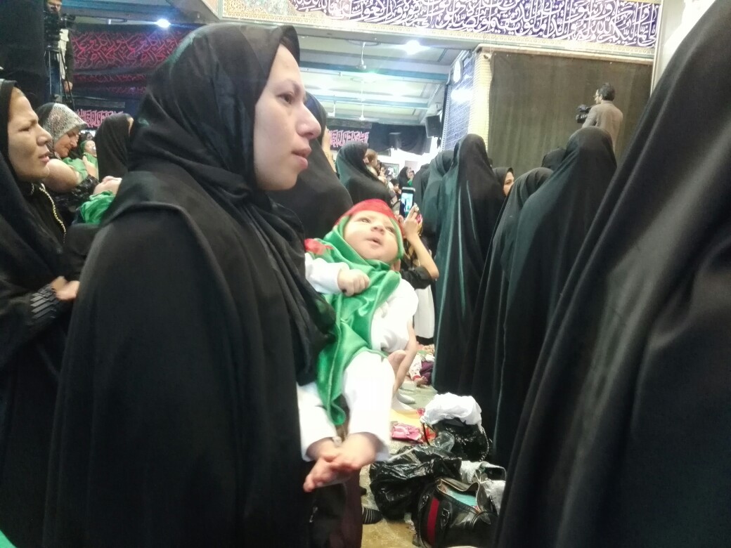 اشک و آه مادران کرمانی به یاد شیرخواره دشت کربلا