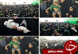 طنین انداز شدن نوای لبیک یا حسین شیرخوارگان در سراسر لرستان