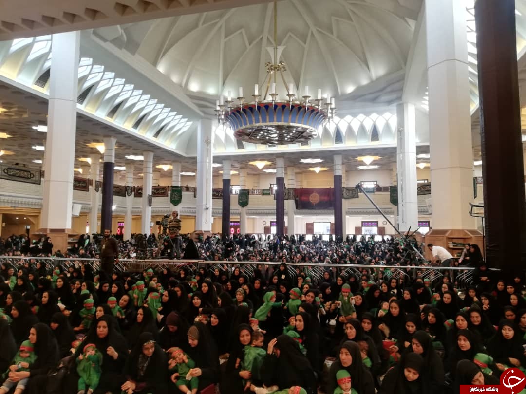 لالایی مادران به یاد ناله&zwnj;های رباب در همایش شیرخوارگان حسینی