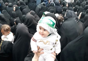 فیلمی از مراسم شیرخوارگان حسینی در شهرضا