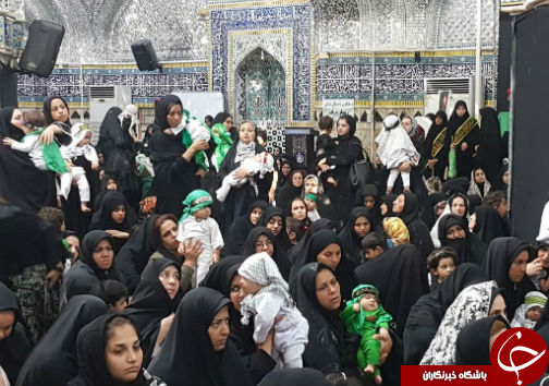 لالایی مادران گلستانی به یاد شیرخواره امام حسین علیه السلام+تصاویر