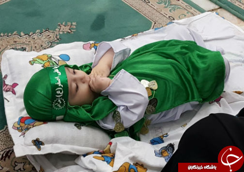 لالایی مادران گلستانی به یاد شیرخواره امام حسین علیه السلام+تصاویر