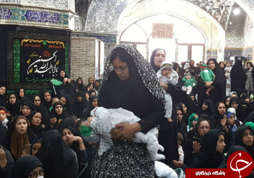 لالایی مادران گلستانی به یاد شیرخواره امام حسین علیه السلام+تصاویر