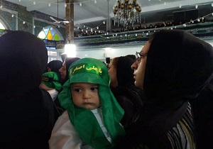 برگزاری همایش شیرخوارگان حسینی در رشت