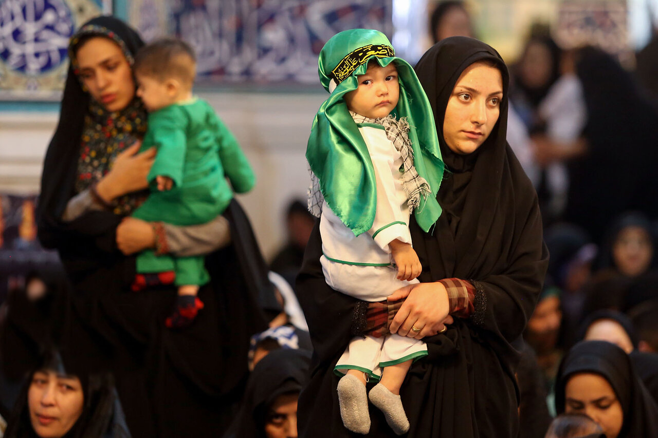 مراسم شیرخوارگان حسینی در بجنود+تصاویر