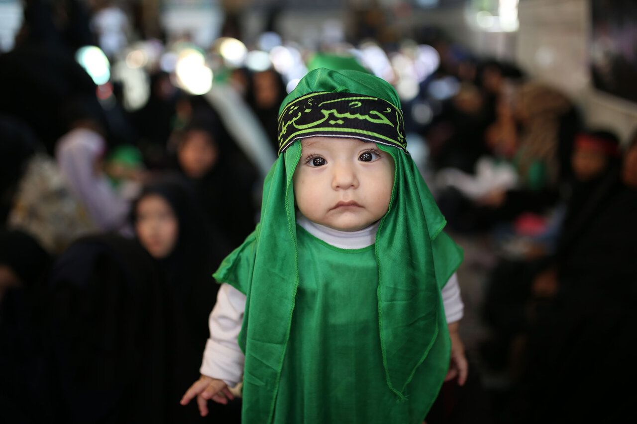 مراسم شیرخوارگان حسینی در بجنود+تصاویر