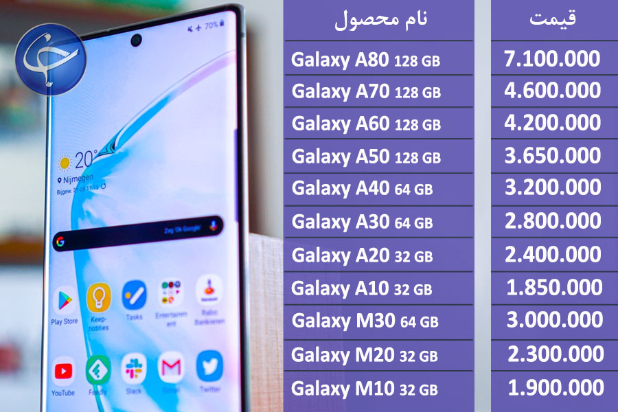 آخرین قیمت تلفن همراه در بازار (بروزرسانی ۱۶ شهریور) +جدول